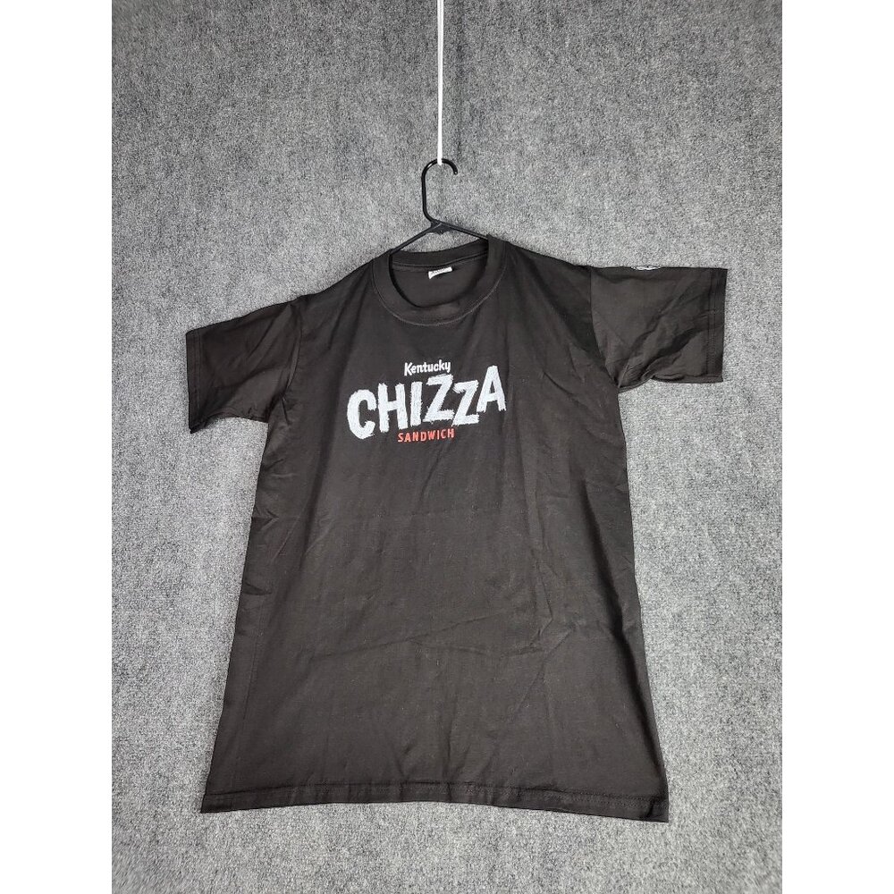 KFC Kentucky Fried Chicken Aremar Tshirt Men Sz M Chizza Sandwich Black Workwear